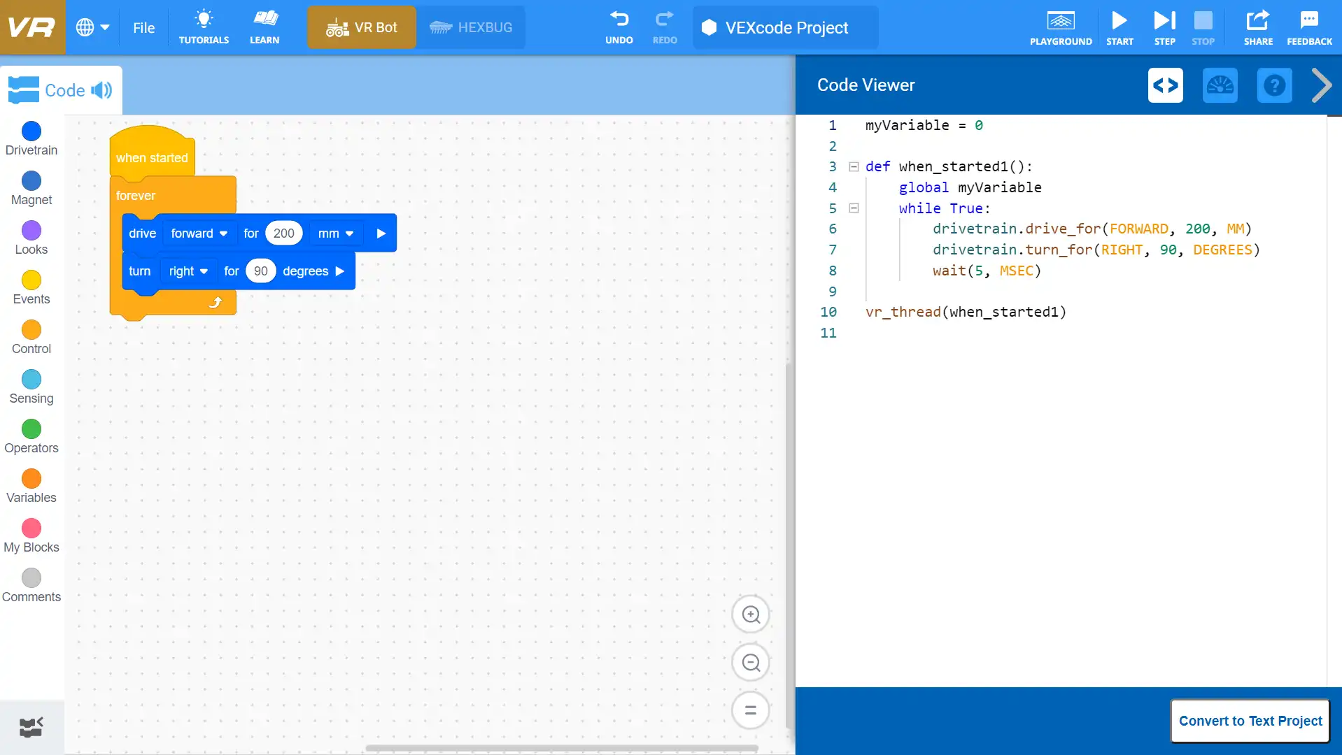 Blocks with Python Viewer